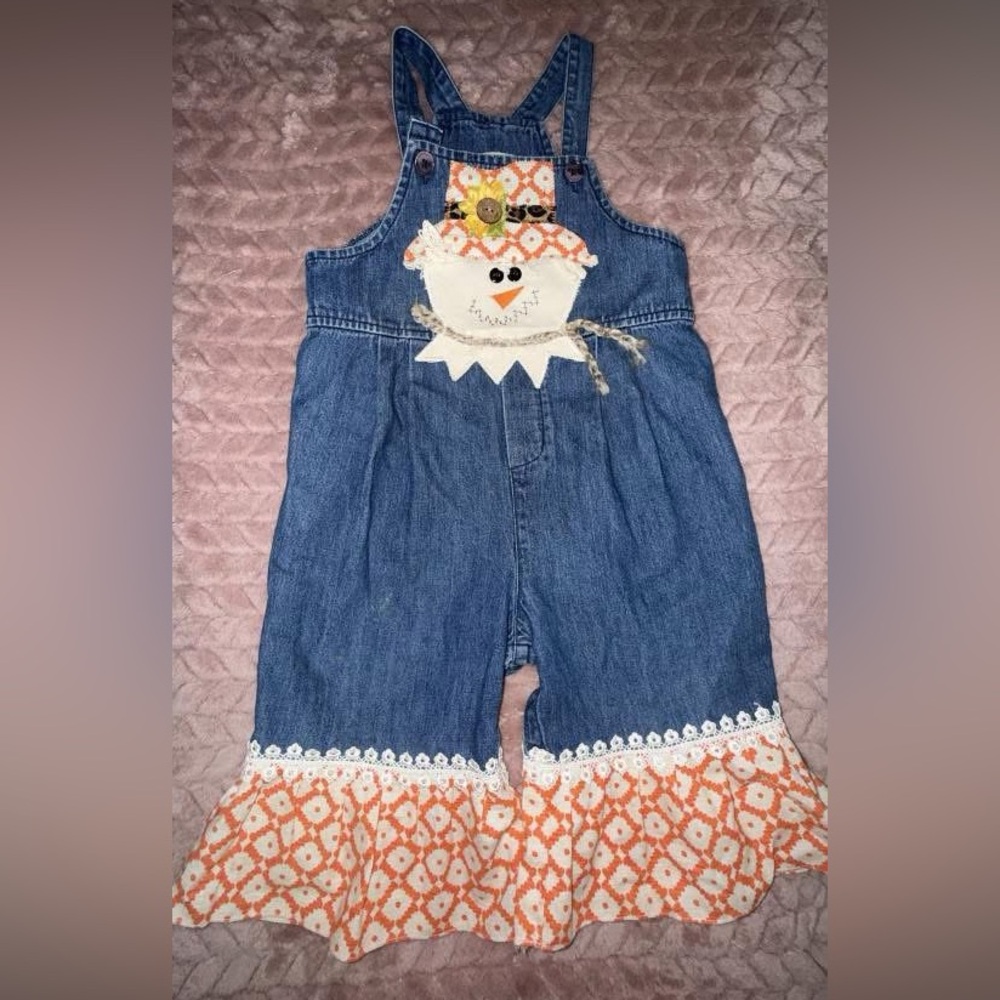 Sweet Potatoes Fall Overalls